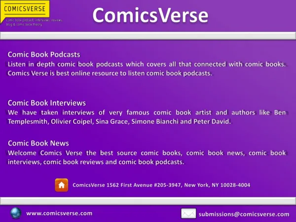 Comic Book Interviews