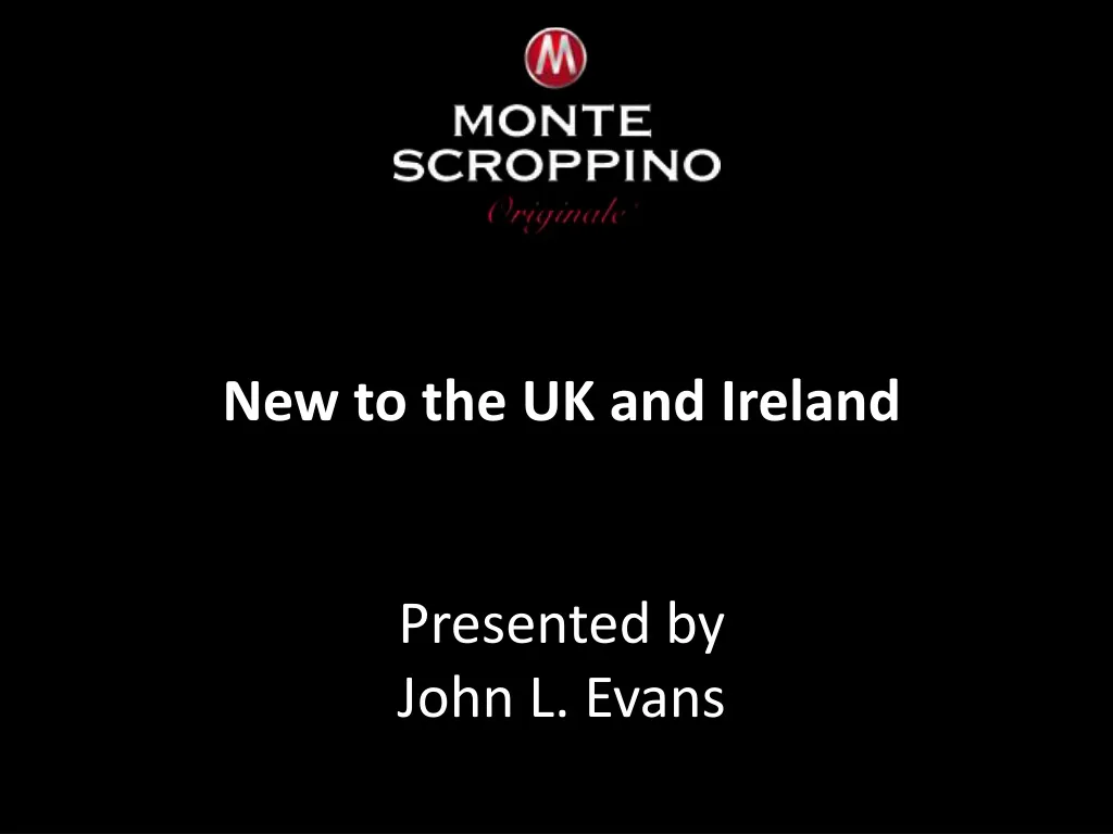 new to the uk and ireland presented by john
