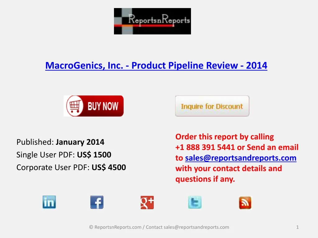 macrogenics inc product pipeline review 2014