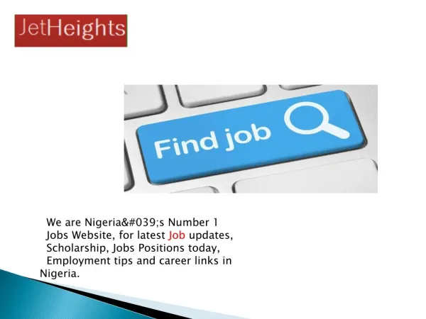Best Job Vacancies in Nigeria