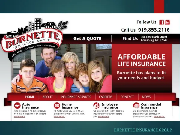 Burnette Insurance Group - Services