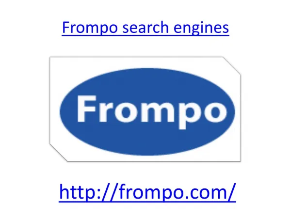 Frompo search