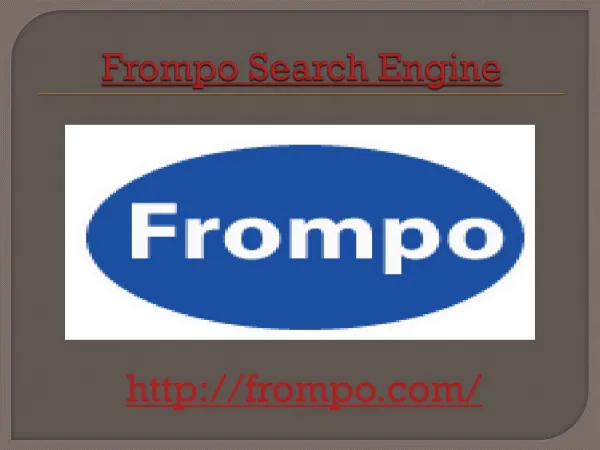Frompo Search Engines