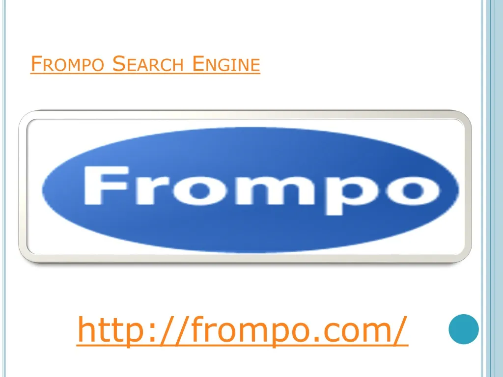 frompo search engine