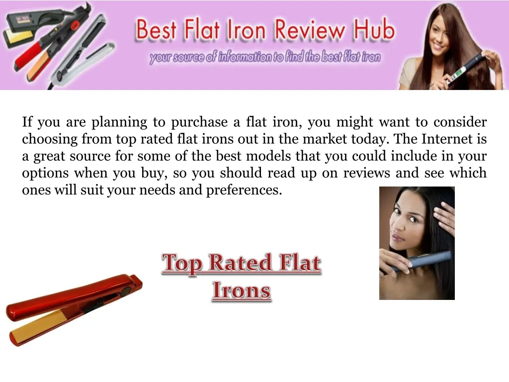 if you are planning to purchase a flat iron