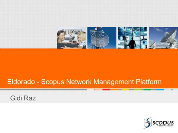 Eldorado - Scopus Network Management Platform