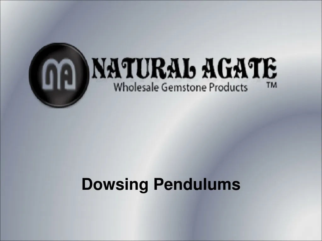 dowsing pendulums