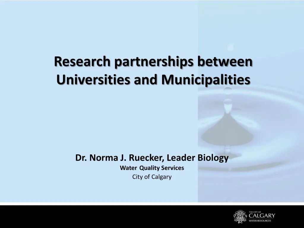 research partnerships between universities and municipalities