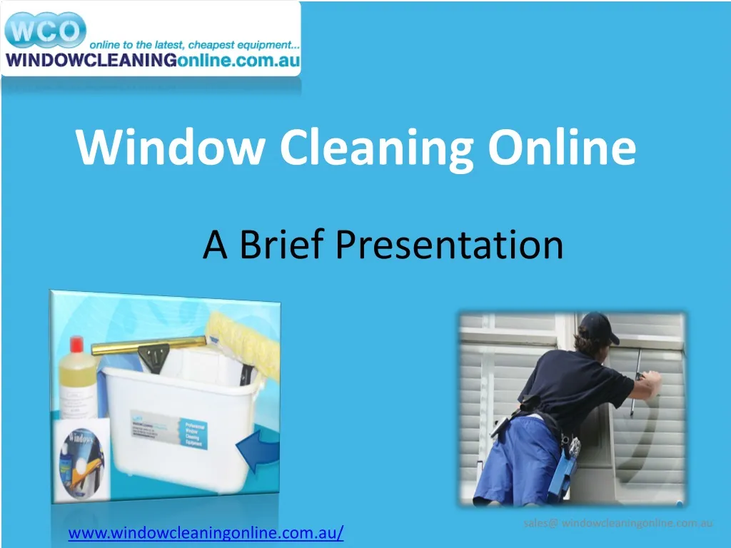 window cleaning online