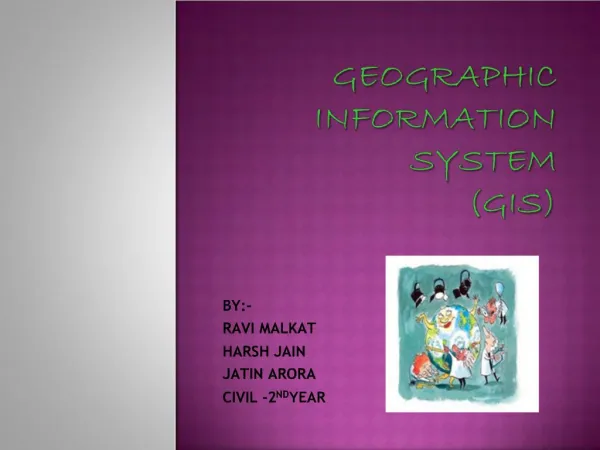 GEOGRAPHIC INFORMATION SYSTEM GIS