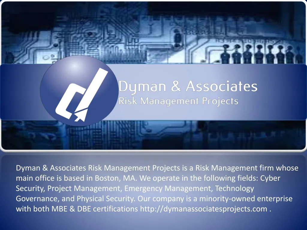 dyman associates risk management projects