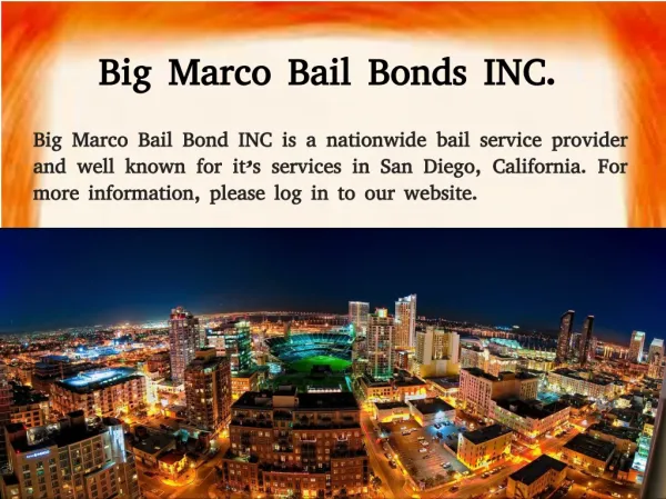 San Diego Bail Bond