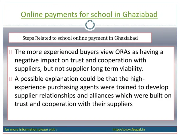 we provide online payment for school in Ghaziabad