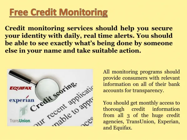 Target Free Credit Monitoring