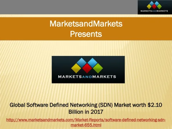 Global Software Defined Networking (SDN) Market worth $2.10