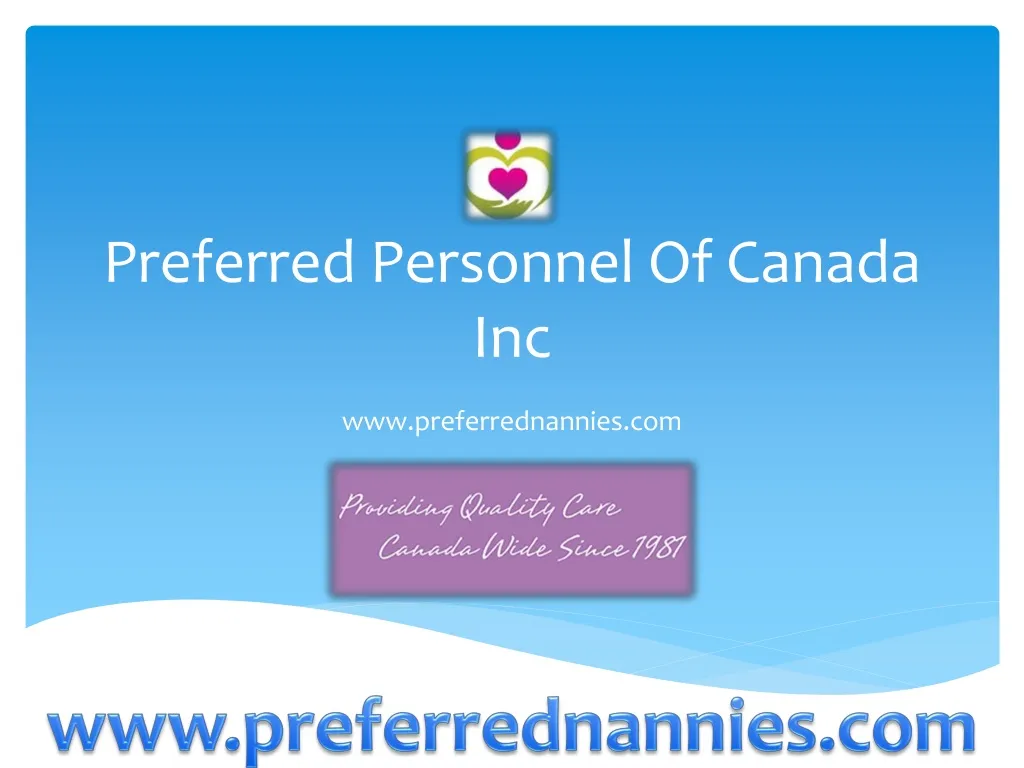 preferred personnel of canada inc
