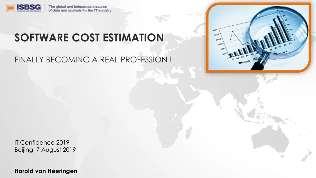 software cost estimation finally becoming a real profession