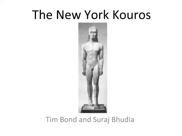 The New York Kouros