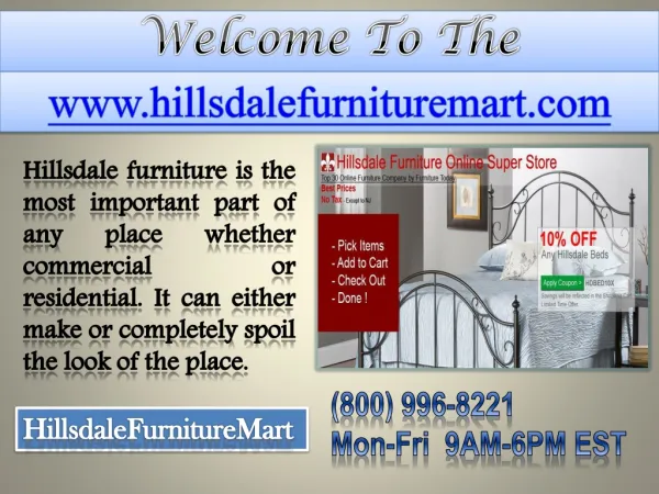 Hillsdale Furniture - Hillsdale Beds - Hilldale Furniture Collections