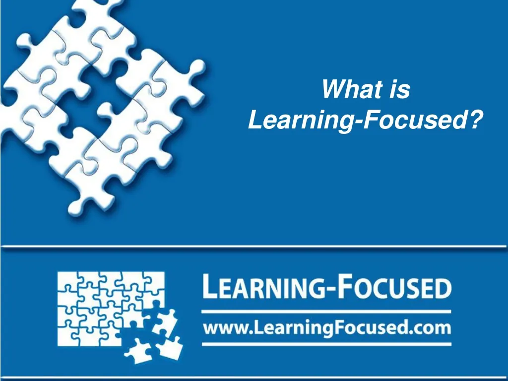 what is learning focused