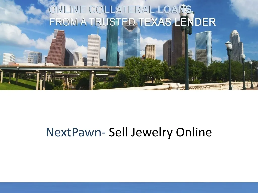 nextpawn sell jewelry online