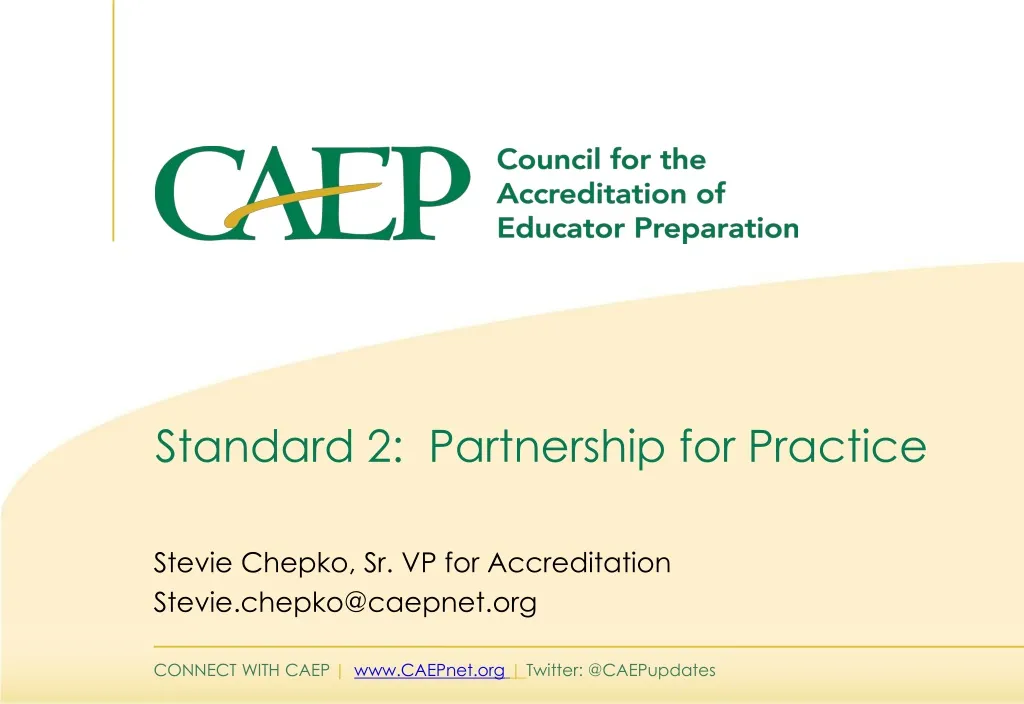 standard 2 partnership for practice