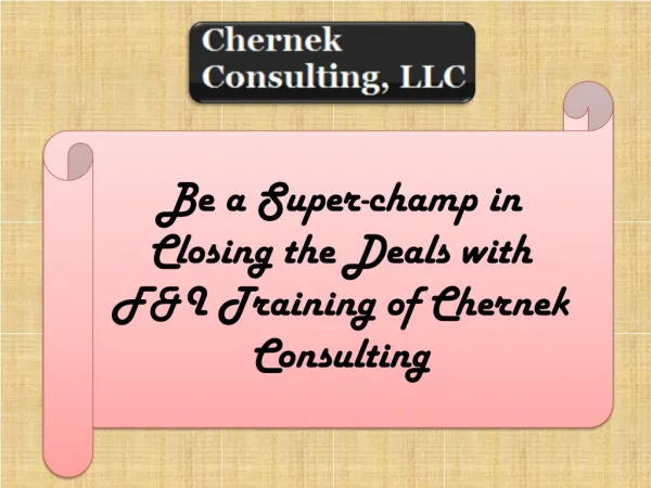 Be a Super-champ in Closing the Deals