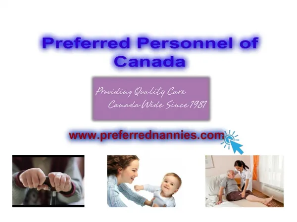 Edmonton, Calgary and Canadian Nannies services
