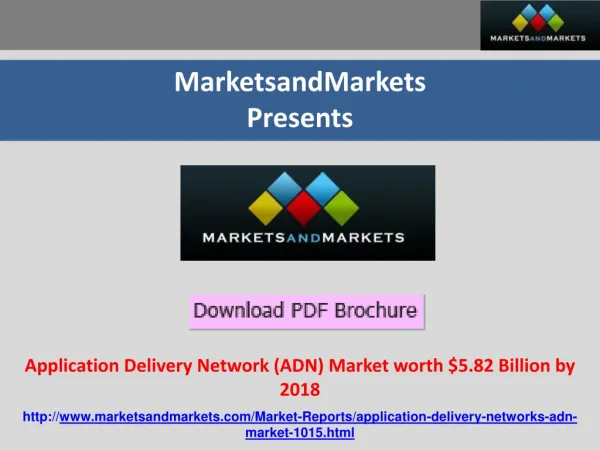 Application Delivery Network (ADN) Market