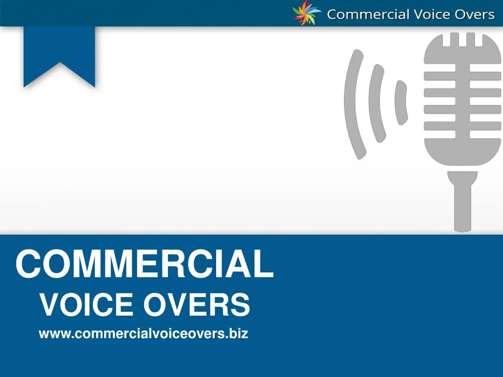 commercial voice overs