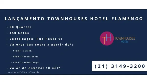 Hotel Townhouses Flamengo - (21) 3149-3200