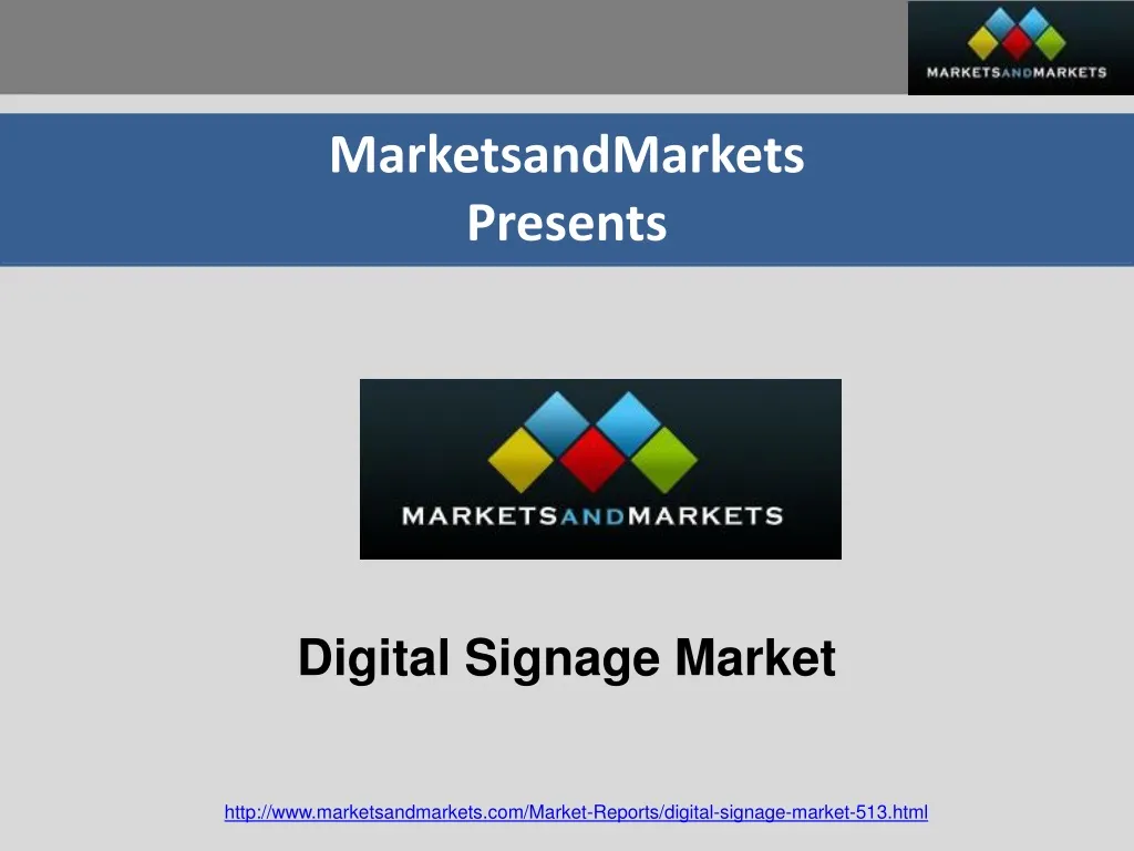 marketsandmarkets presents