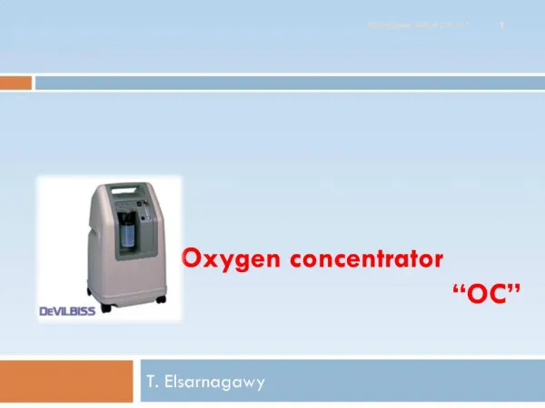 Oxygen concentrator OC