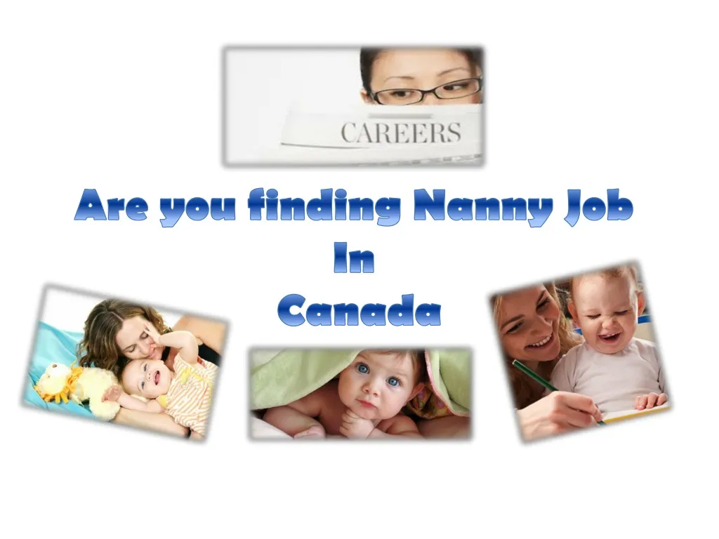 are you finding nanny job in canada