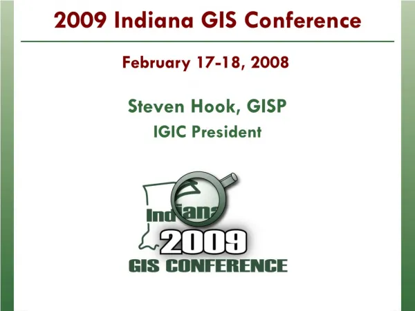 2009 Indiana GIS Conference
