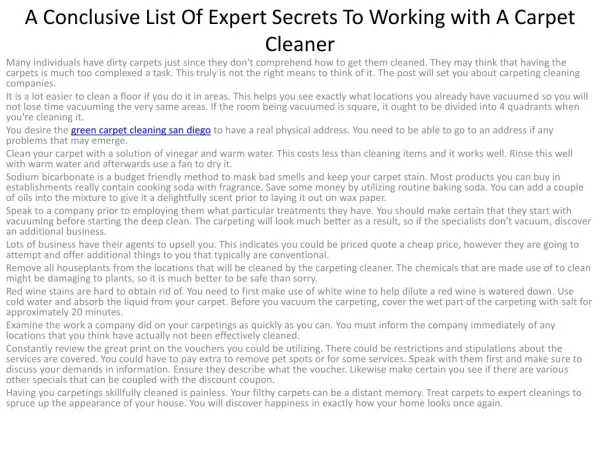 A Clear-cut List Of Expert Secrets To Working
