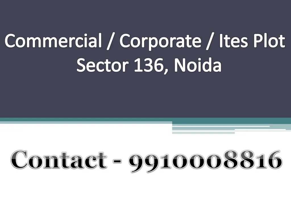 commercial corporate ites plot sector 136 noida