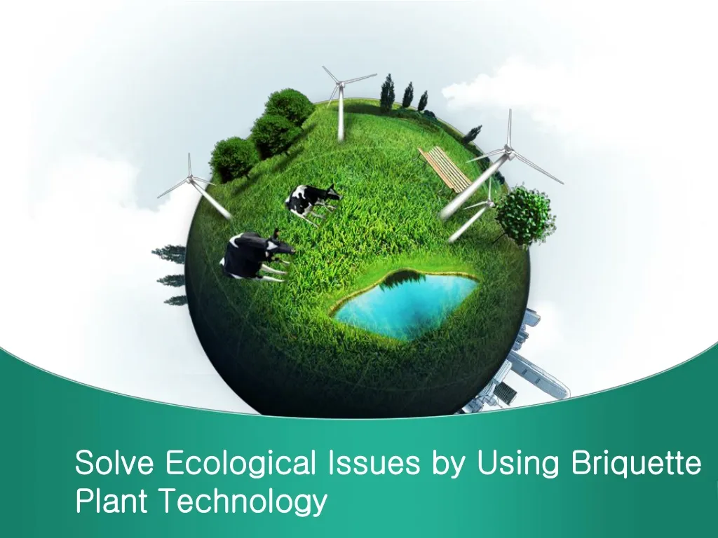 solve ecological issues by using briquette plant