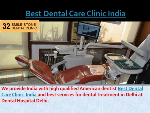 Best Dental Care Clinic India