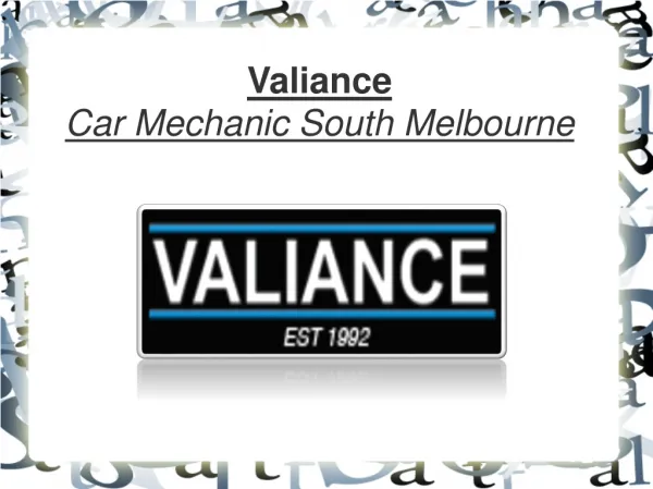 Car Service Mechanic In South Melbourne