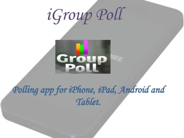 Igroup Polling App