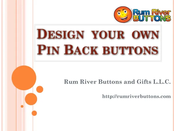 Design your own pin back buttons