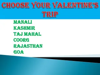 Top 5 Valentine's places in india - slide 1
