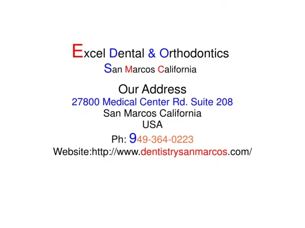 Dentistry San Marcos
