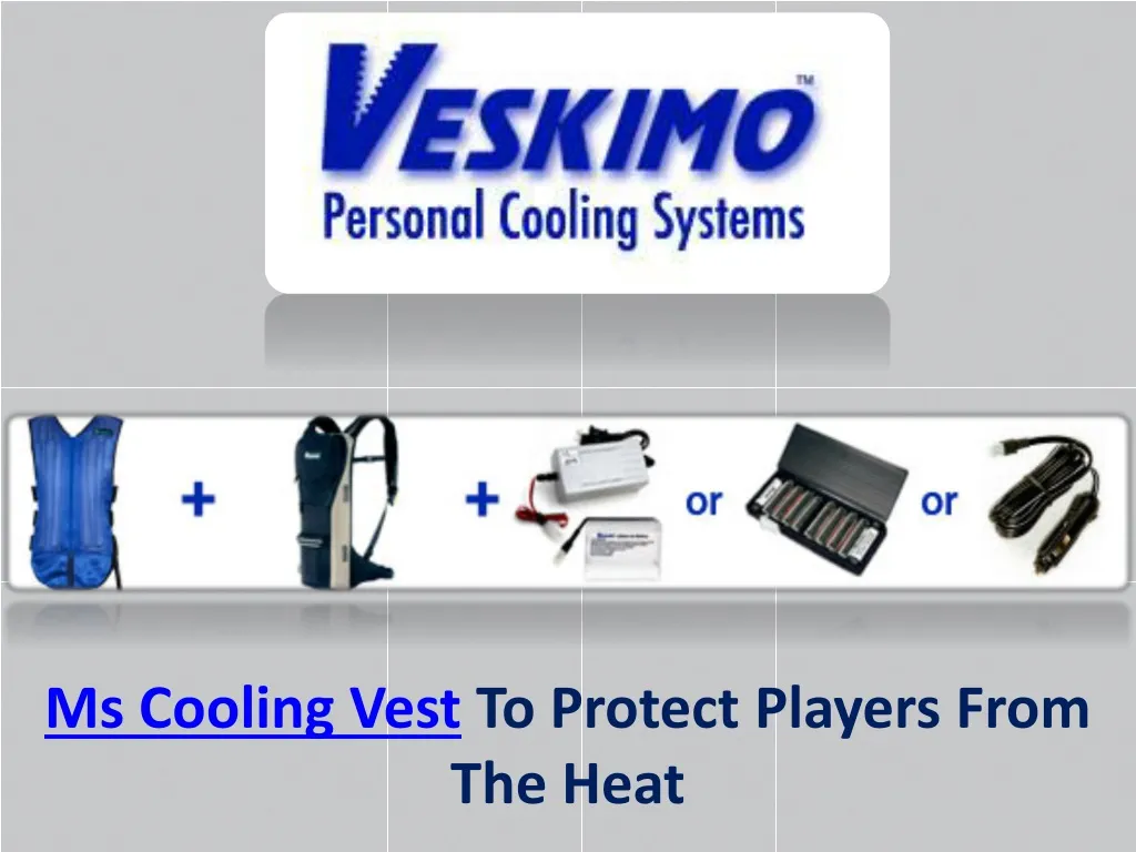 ms cooling vest to protect players from the heat