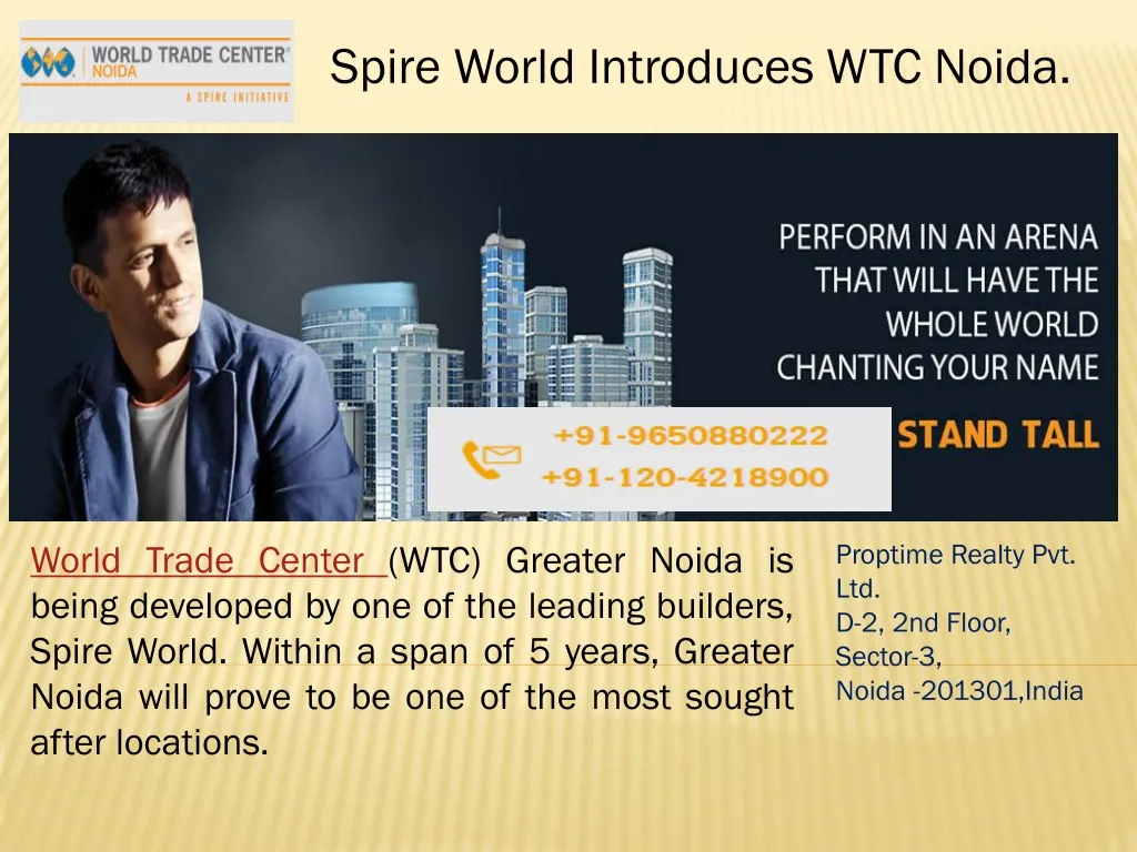 spire world introduces wtc noida
