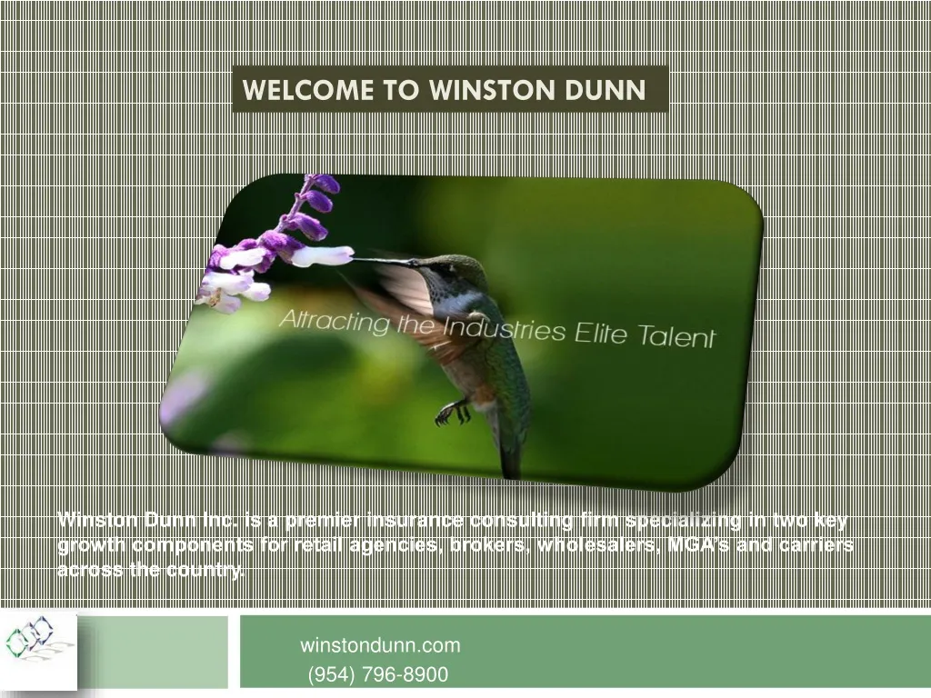 welcome to winston dunn