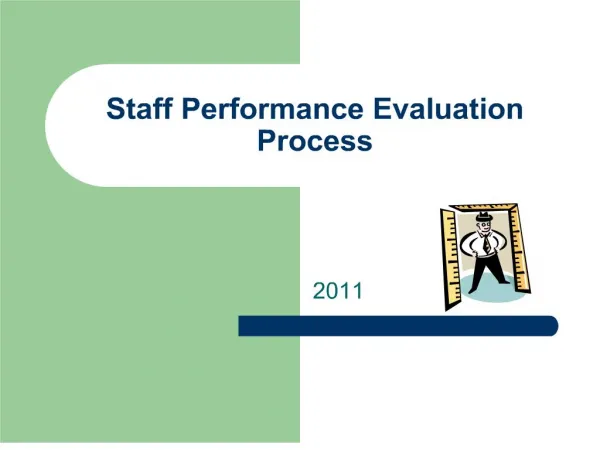 staff performance evaluation process