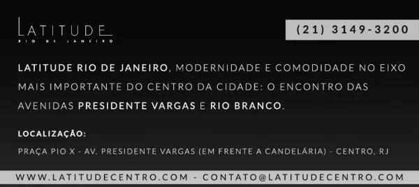 Latitude Centro | Rio de Janeiro - (21) 3149-3200