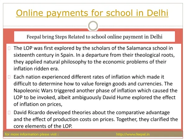 We give full support to you to Online payment for school in